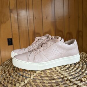 Greats Brooklyn The Royale $220 Women’s Sneakers Pink Leather Made in Italy US 9